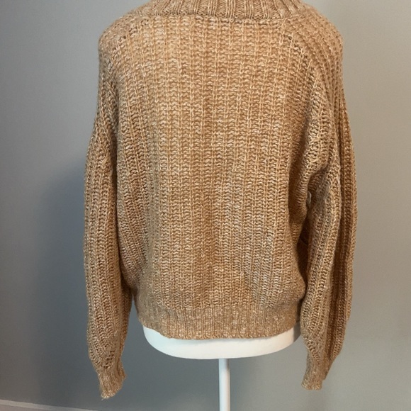 Anthropologie S wool blend Honore Sweater camel colour - Picture 4 of 8